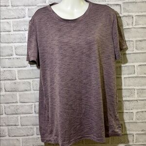 Mondetta Active Tee in lilac Black Heather Colour, size large